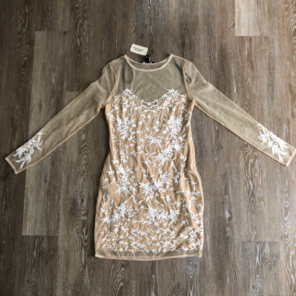 White Lace Mini Dress